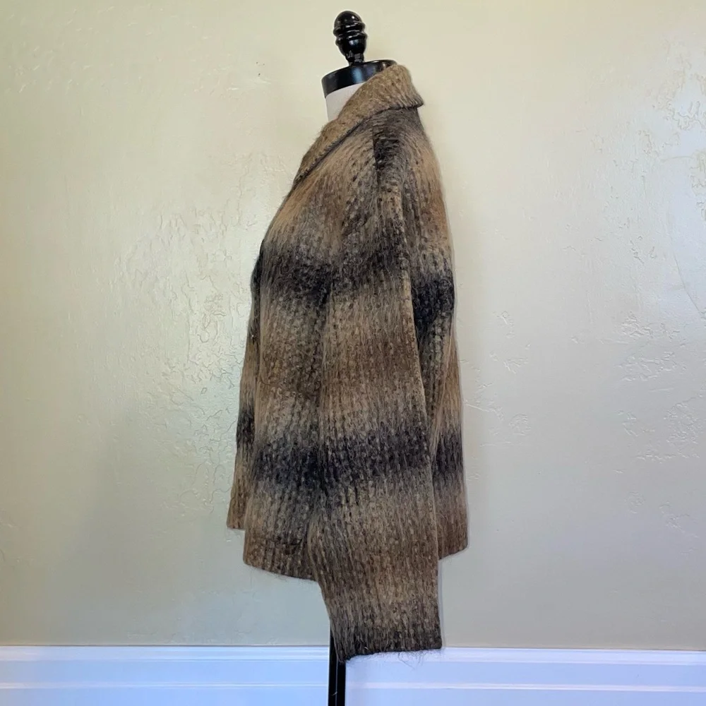 Madewell Kenwick Jacket in Plaid Brown Tan Size Medium - Picture 2 of 12